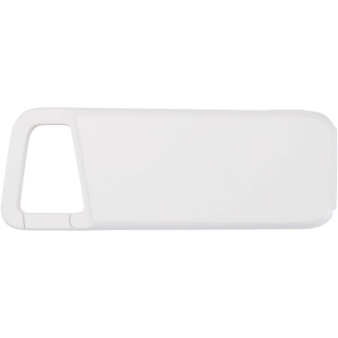 Logotrade corporate gift image of: Alkes 5000 mAh 12W recycled plastic water resistant power bank with carabiner